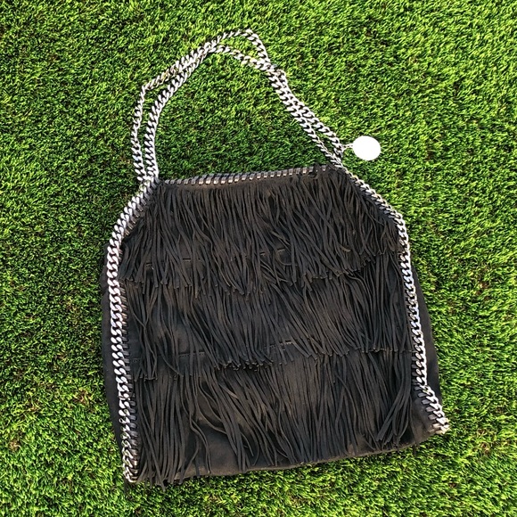 Stella McCartney Eco Suede Fringe Falabella Tote - Picture 1 of 6